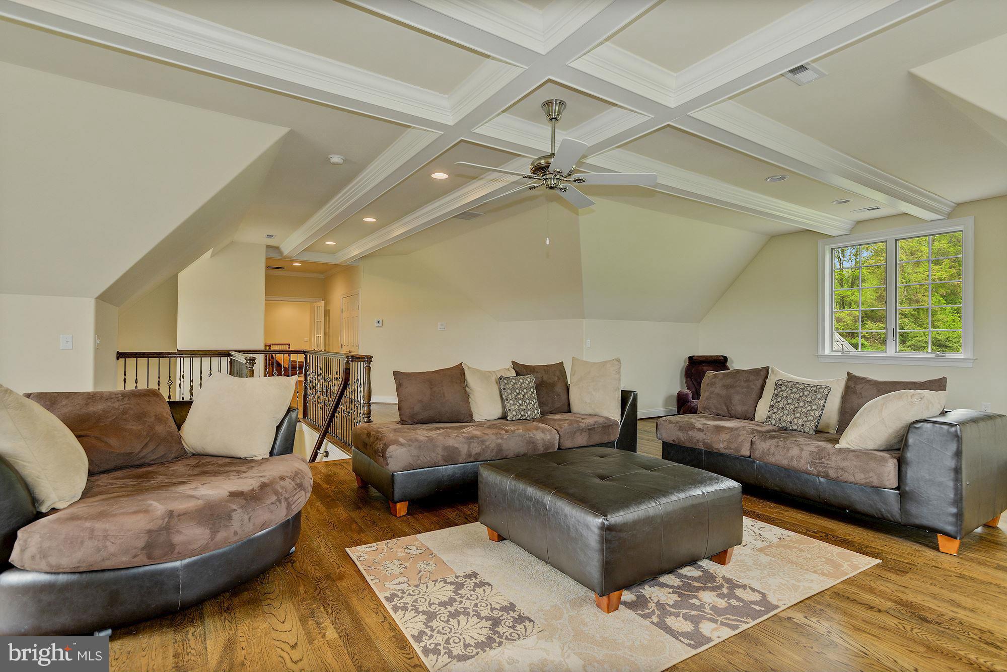 3718 Blenheim Road Phoenix, MD 21131 - Photo 23 of 30 Upper Level Family Room with Beamed Ceiling