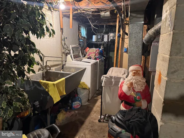 a view of a closet with storage