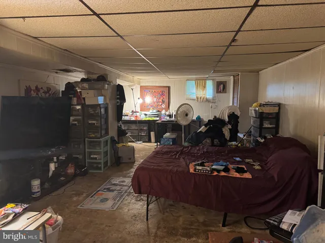 a view of swings on a small yard