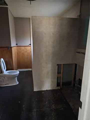 a view of a living room with a window