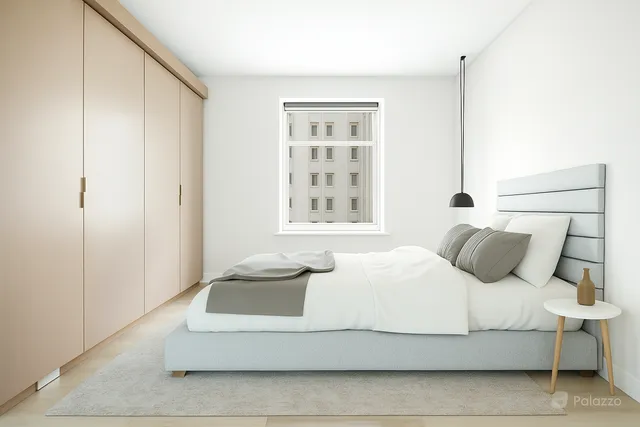 a picture of a bench in front of a white house