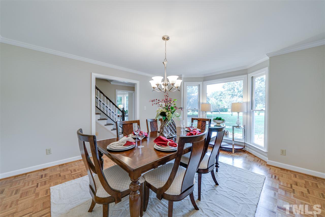 3905 Inland Court Raleigh, NC 27606 - Photo 4 of 24 Lovely formal Dining room also with a bay window is perfect for entertaining guests!