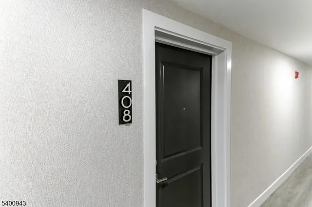 a close view of door