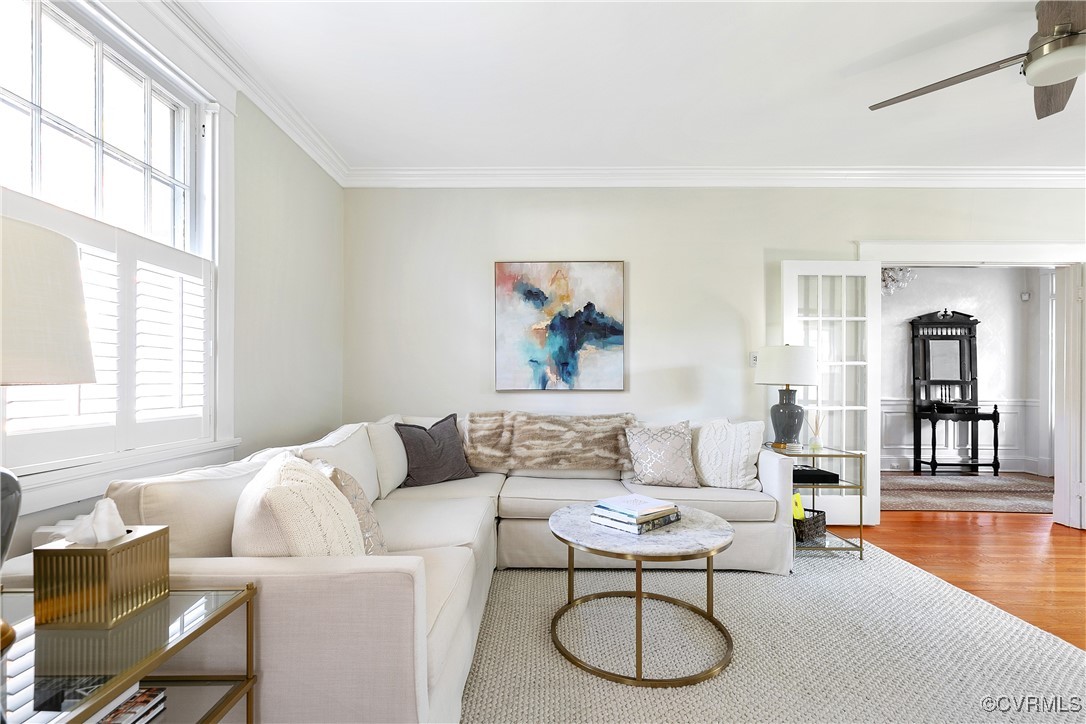 4222 Seminary Avenue Richmond, VA 23227 - Photo 11 of 50 a living room with furniture a dining table and a large window