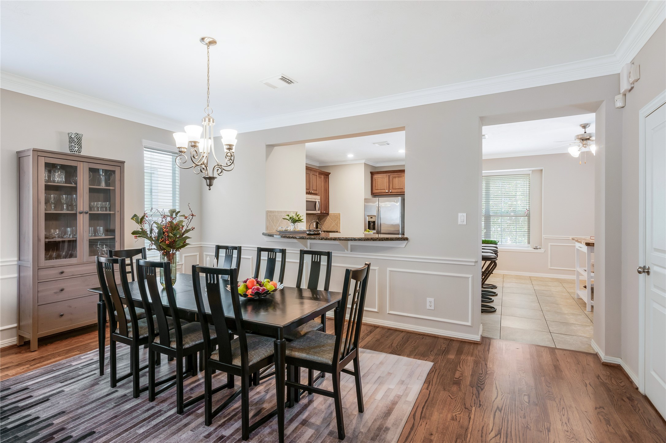 1241 Prince Street Houston, TX 77008 - Photo 17 of 45 a view of a dining room with furniture and wooden floor