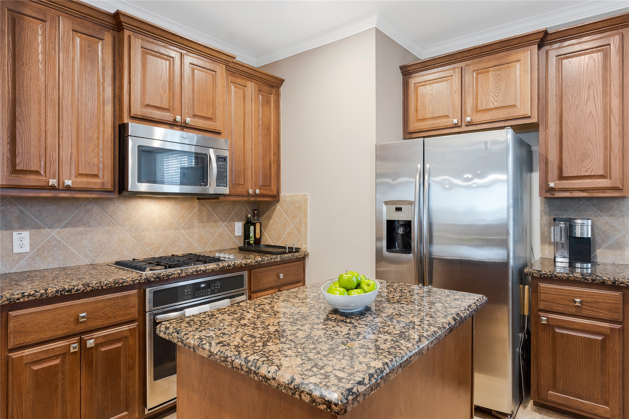 1241 Prince Street Houston, TX 77008 - Photo 25 of 45 a kitchen with granite countertop a stove a oven a sink dishwasher and cabinets with wooden floor