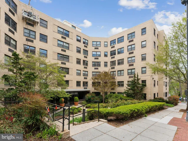 a front view of a building