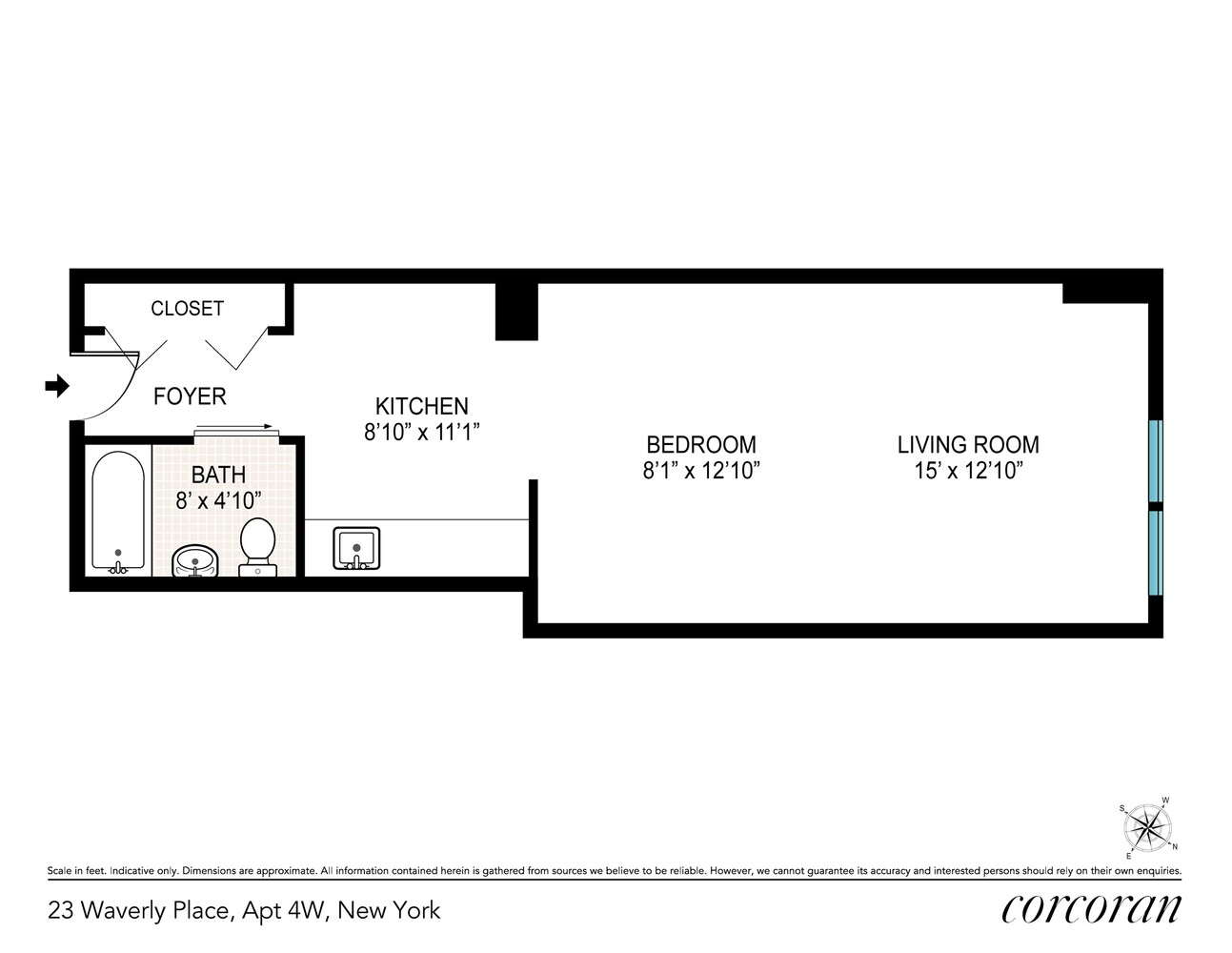 23 Waverly Place, Unit 4W Manhattan, NY 10003 - Photo 7 of 7