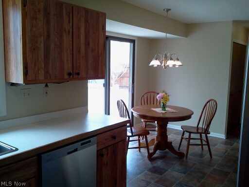 4963 Fenn Road Medina, OH 44256 - Photo 6 of 24 Eat in Kitchen and patio door to the maintenance free deck.