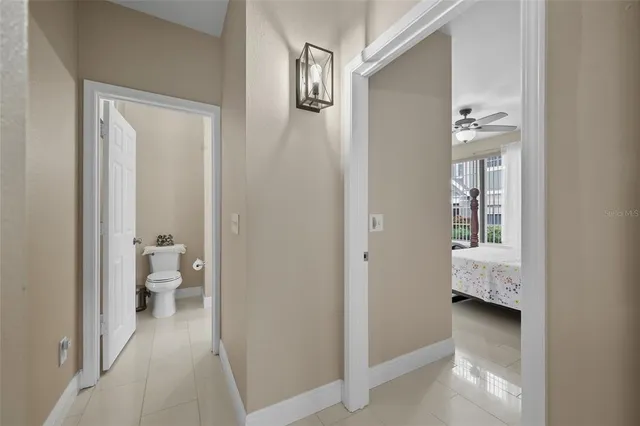 a bathroom with a toilet