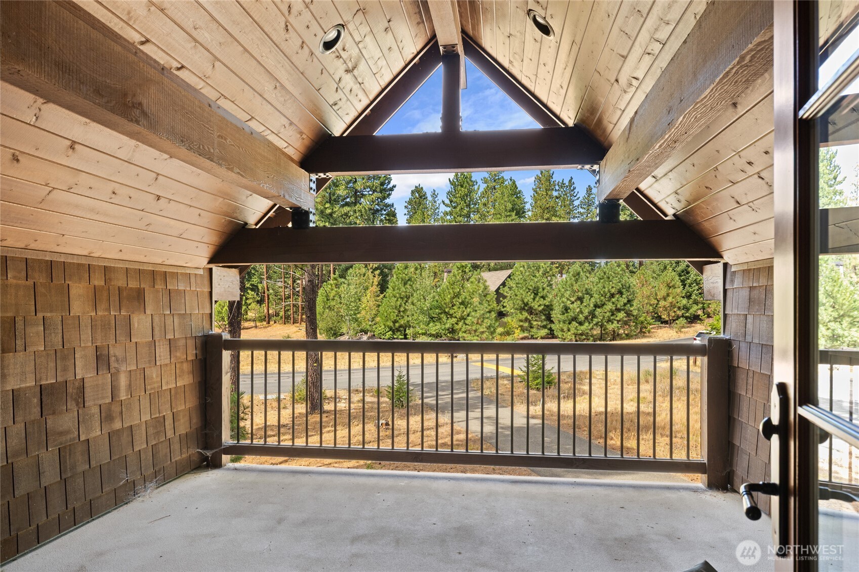 930 Coal Mine Way Cle Elum, WA 98922 - Photo 33 of 40 a view of outdoor space with sliding door and wooden floor