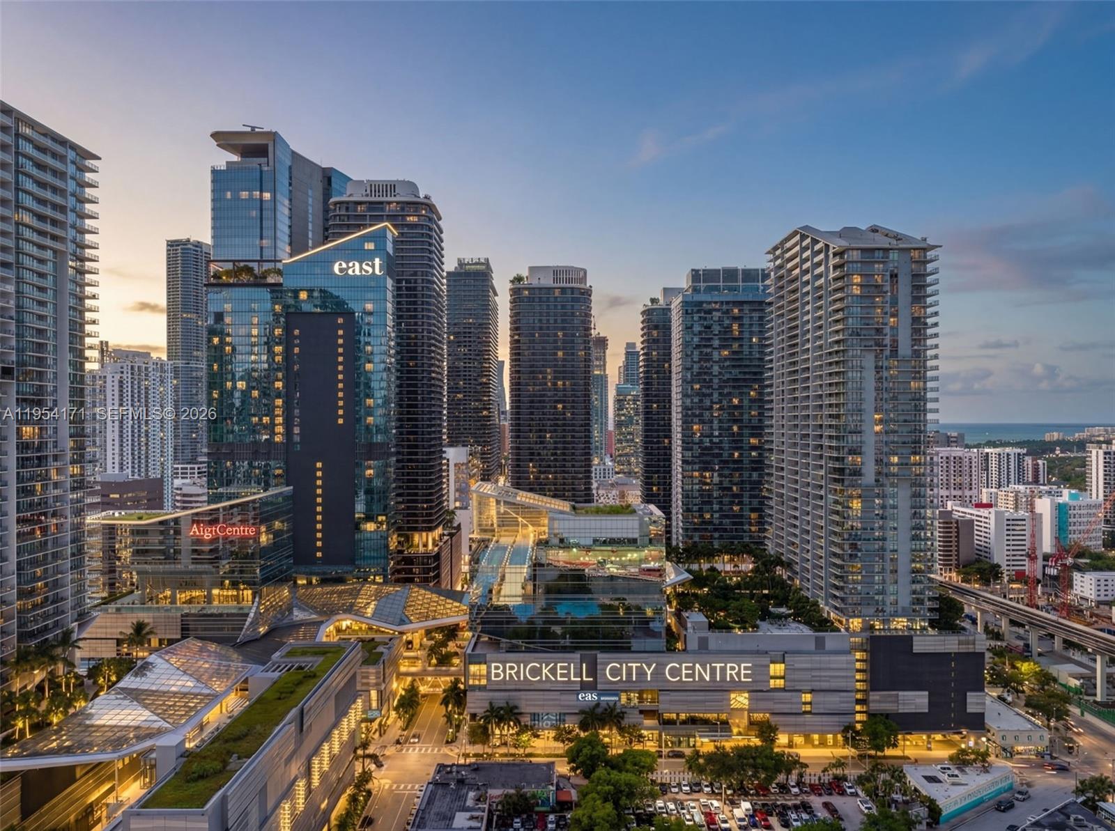 45 Southwest 9th Street, Unit LPH4609 Miami, FL 33130 - Photo 50 of 50 a city view with tall buildings