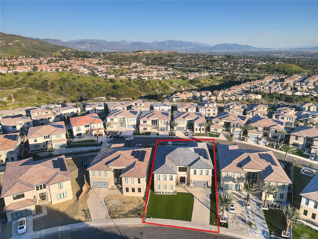 20164 Galway Lane Porter Ranch, CA 91326 - Photo 68 of 74 an aerial view of residential houses with outdoor space