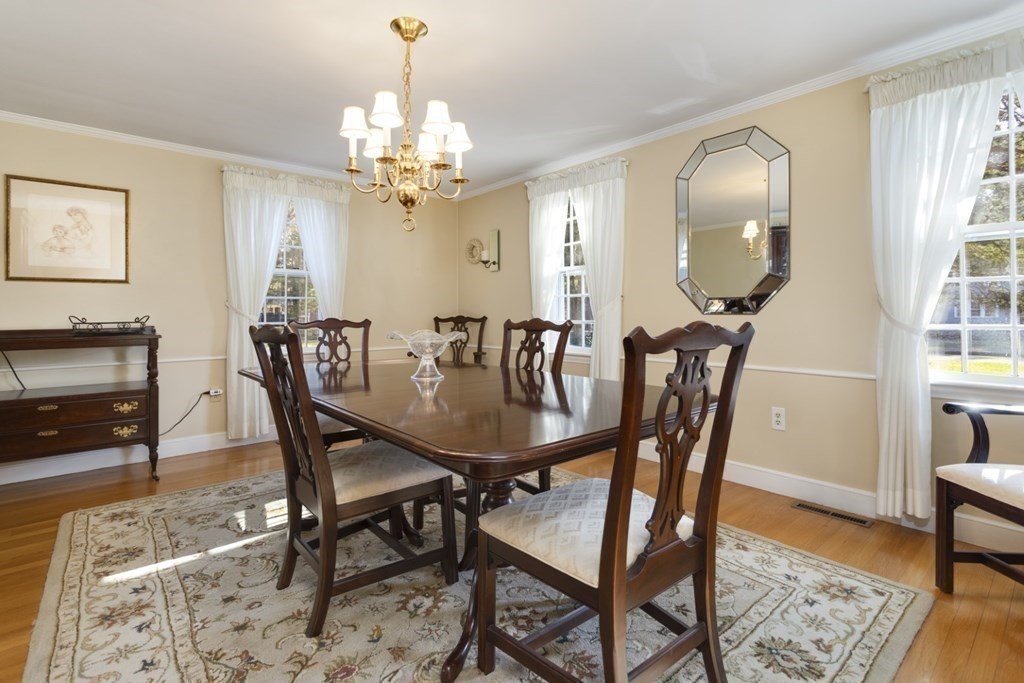 8 Townsend Road Lynnfield, MA 01940 - Photo 11 of 41 a view of a dining room with furniture and wooden floor