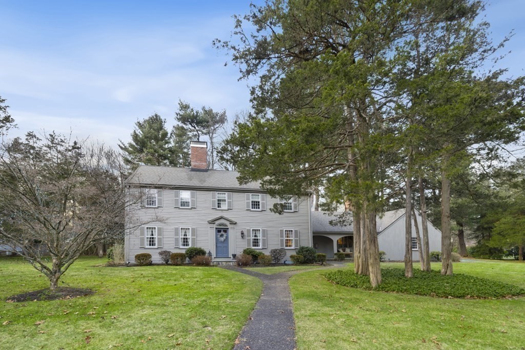 8 Townsend Road Lynnfield, MA 01940 - Photo 39 of 41 a view of house with a big yard and large trees