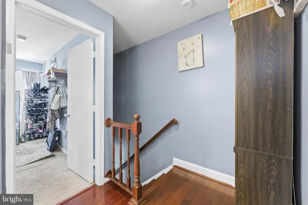 a view of a hallway with interior of the house