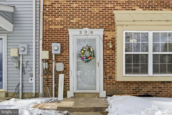 a front view of a building