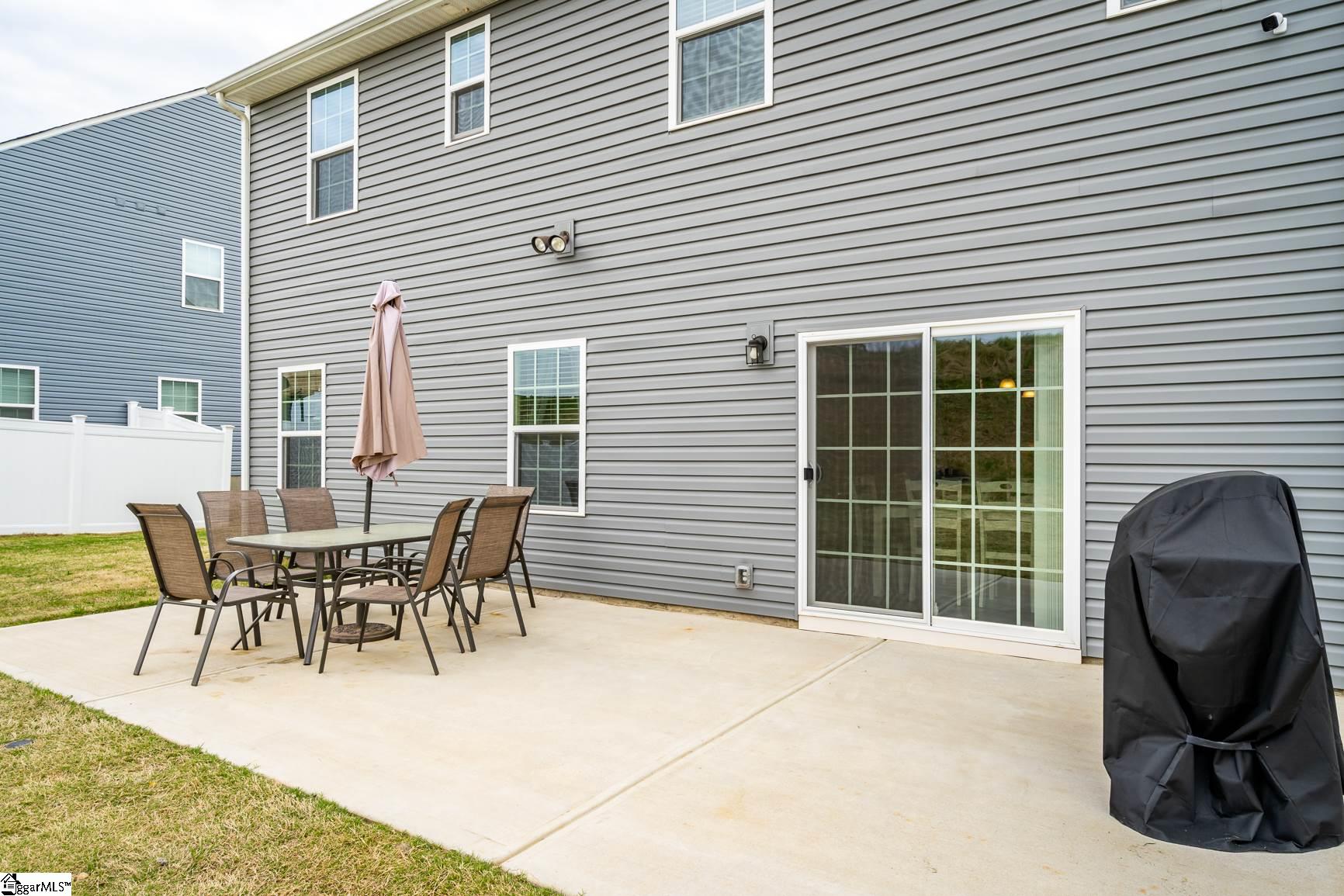 16 Witchita Lane Greenville, SC 29607 - Photo 25 of 34 Owners upgraded to an extended patio 12'x25'.