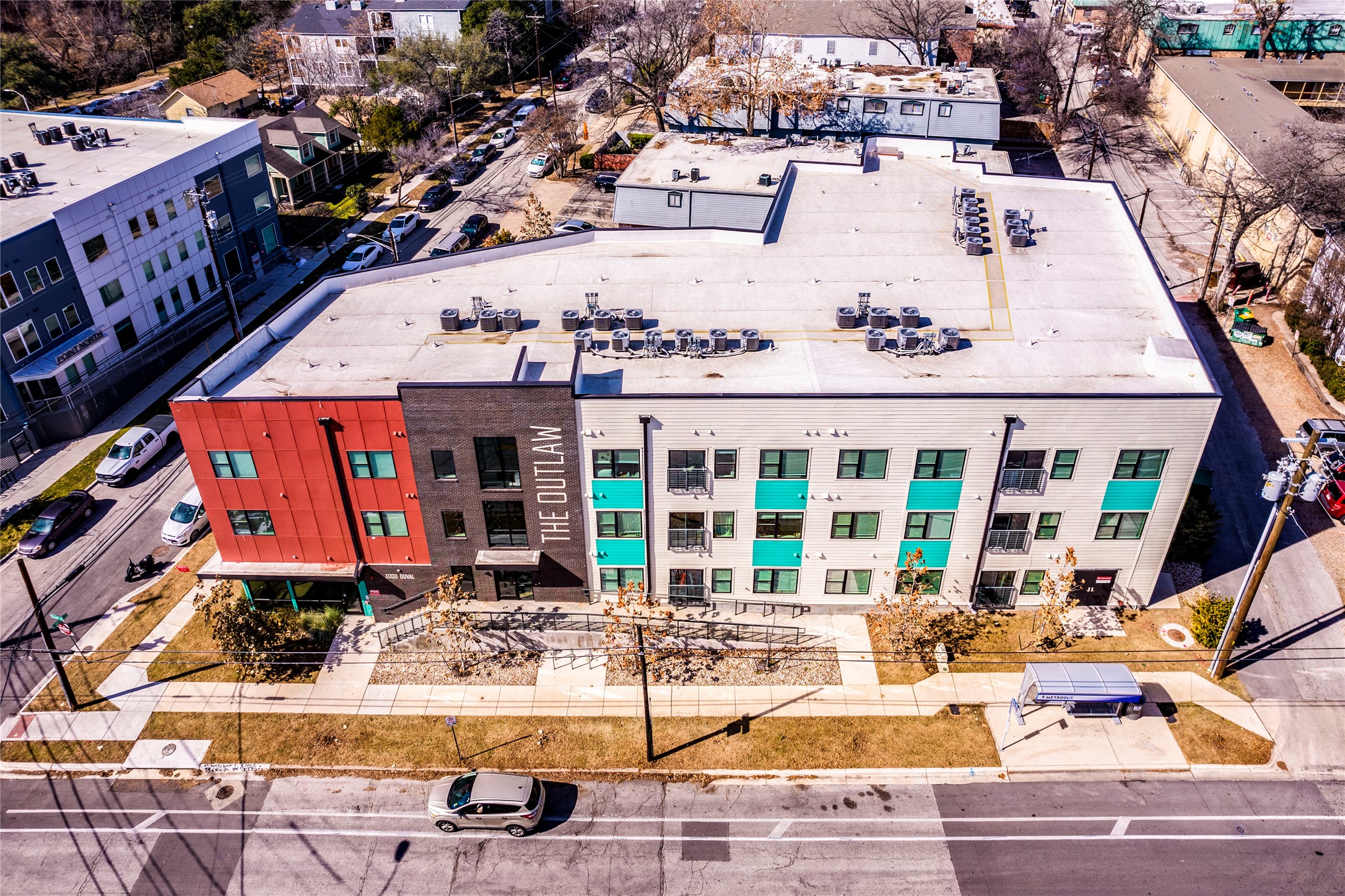 3000 Duval Street, Unit 207 Austin, TX 78705 - Photo 25 of 34 a view of a building with a patio