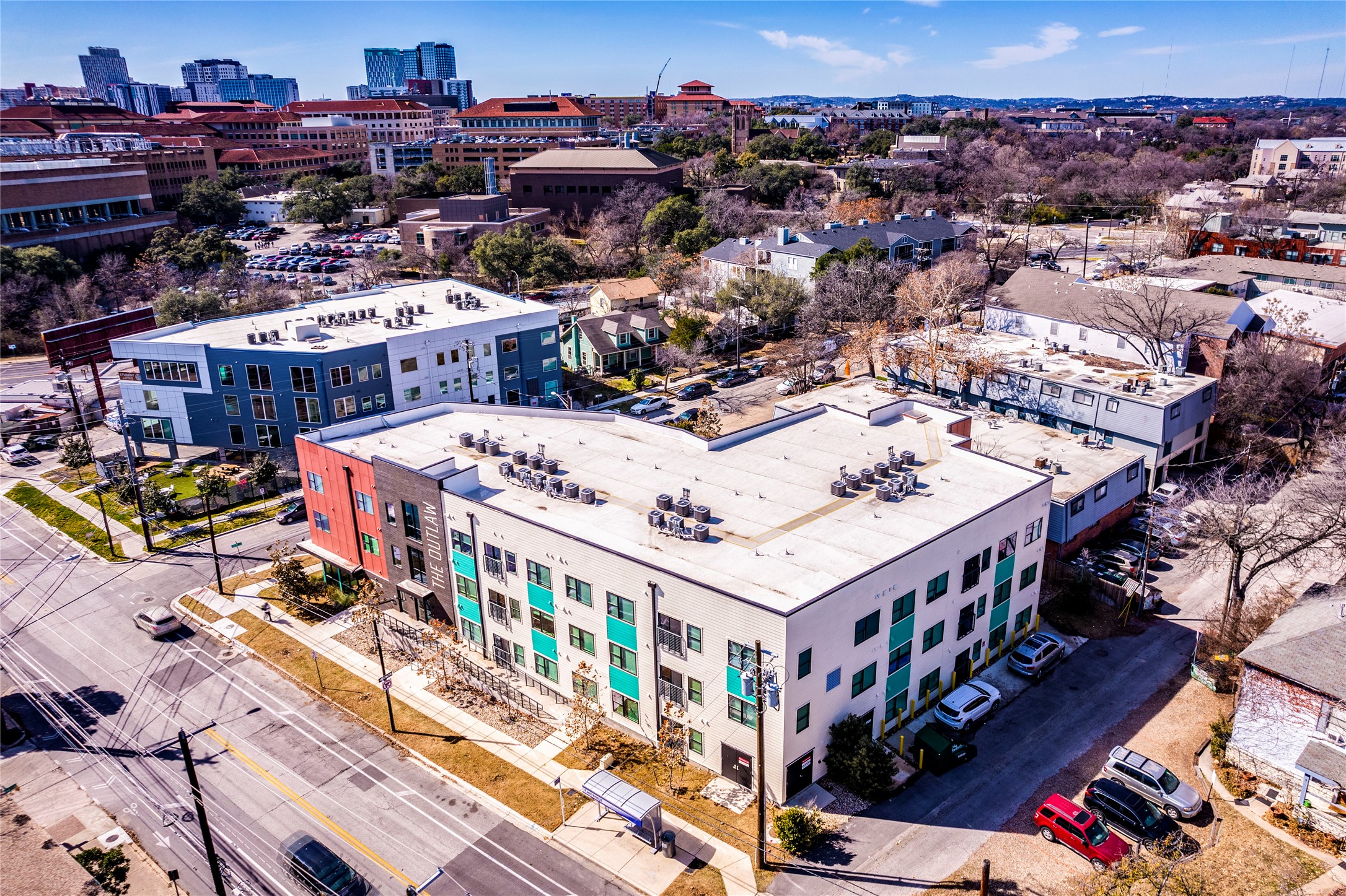 3000 Duval Street, Unit 207 Austin, TX 78705 - Photo 26 of 34 a view of city with tall buildings
