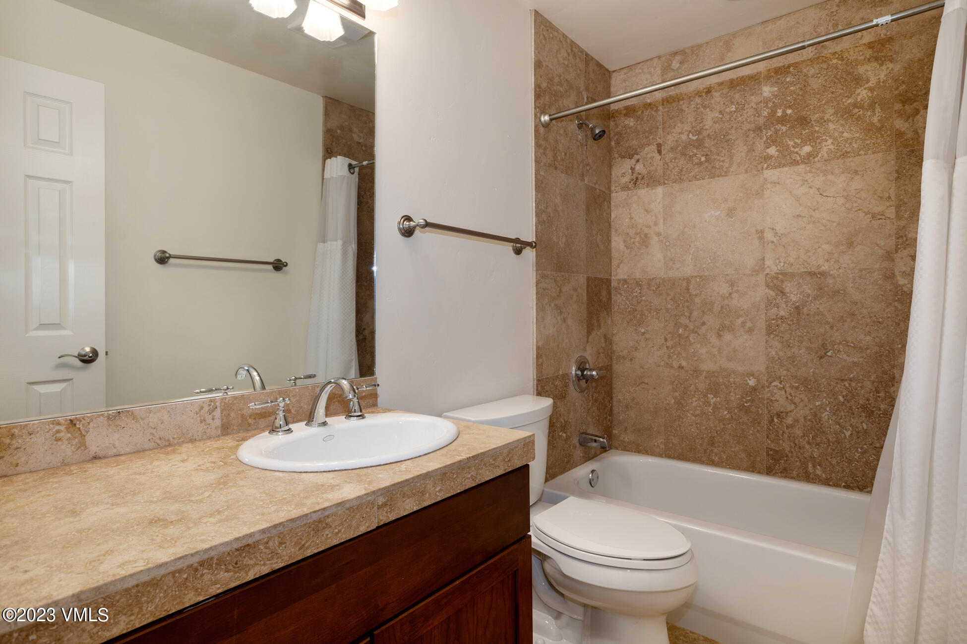 34 Greenhorn Avenue Eagle, CO 81631 - Photo 41 of 53 a bathroom with a granite countertop sink toilet and shower