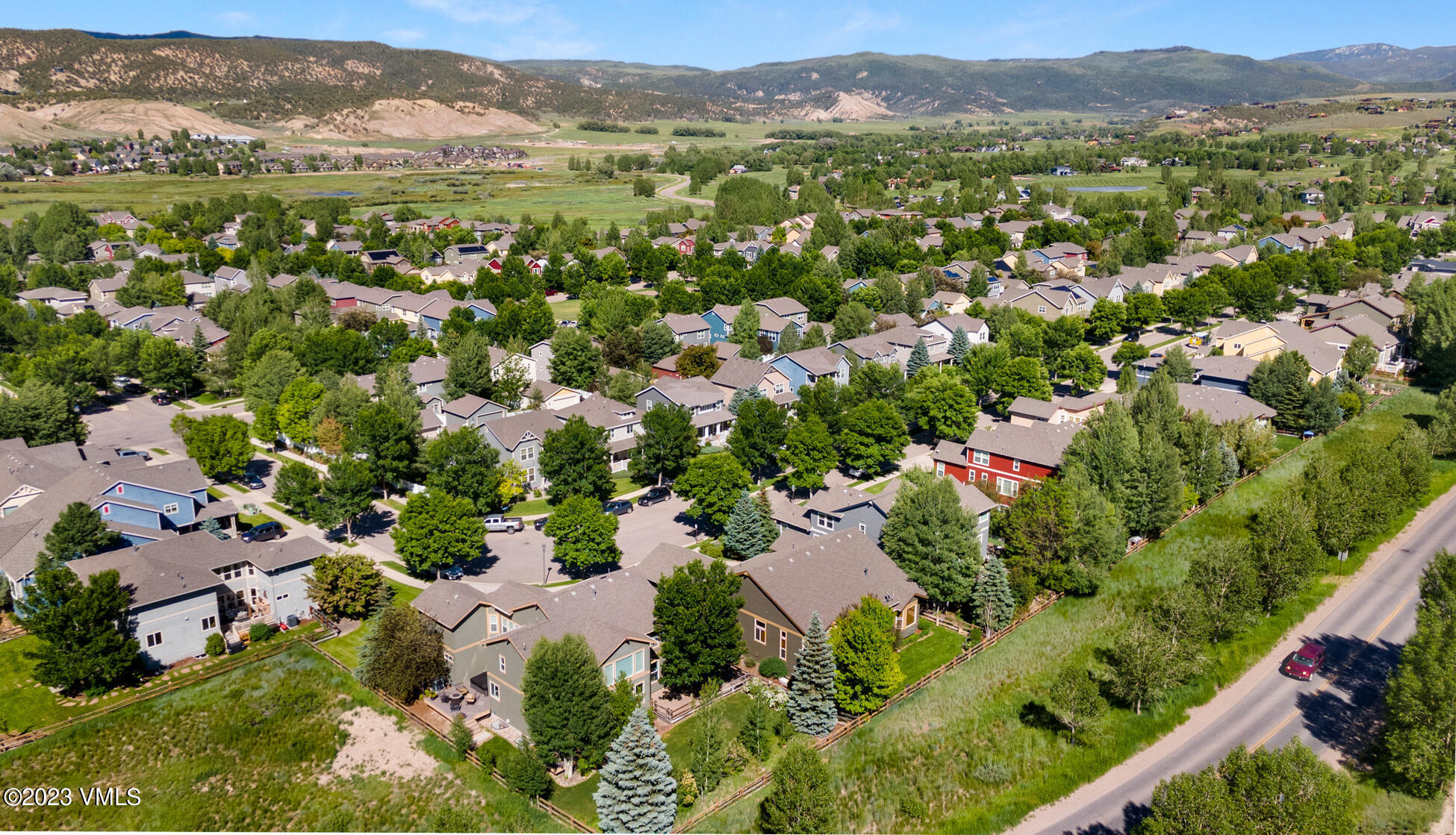 34 Greenhorn Avenue Eagle, CO 81631 - Photo 51 of 53 a view of a city with mountain