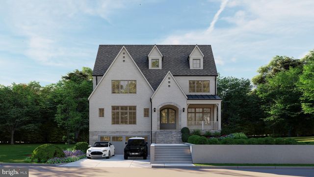 a aerial view of a house with a garden