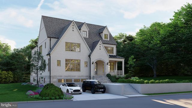 a aerial view of a house with garden