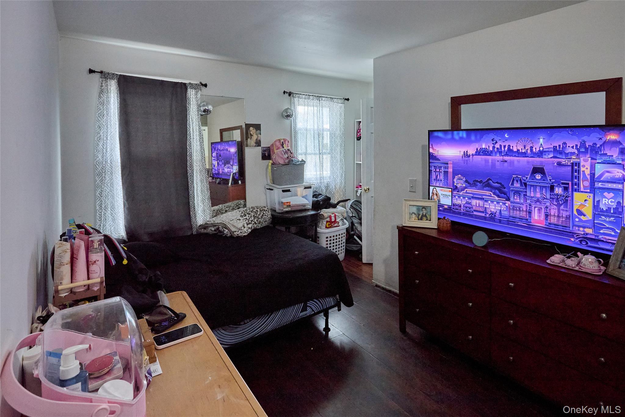 208 North James Street Peekskill, NY 10566 - Photo 10 of 13 Spacious living room with stairs to attic (Unit 2)