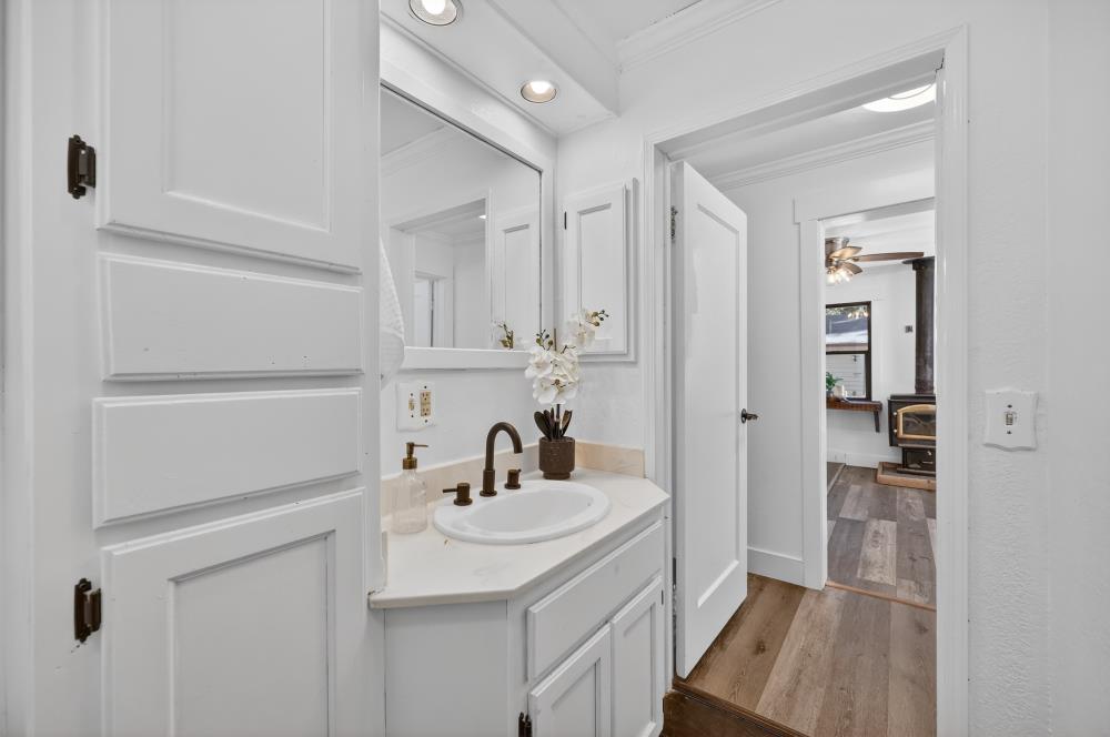 2925 Maple Avenue Pollock Pines, CA 95726 - Photo 32 of 42 a kitchen with a sink a refrigerator and cabinets