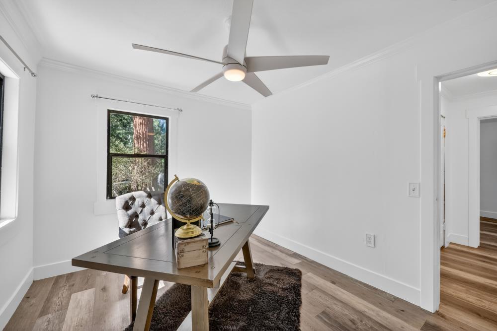 2925 Maple Avenue Pollock Pines, CA 95726 - Photo 33 of 42 a view of a workspace with furniture and a window