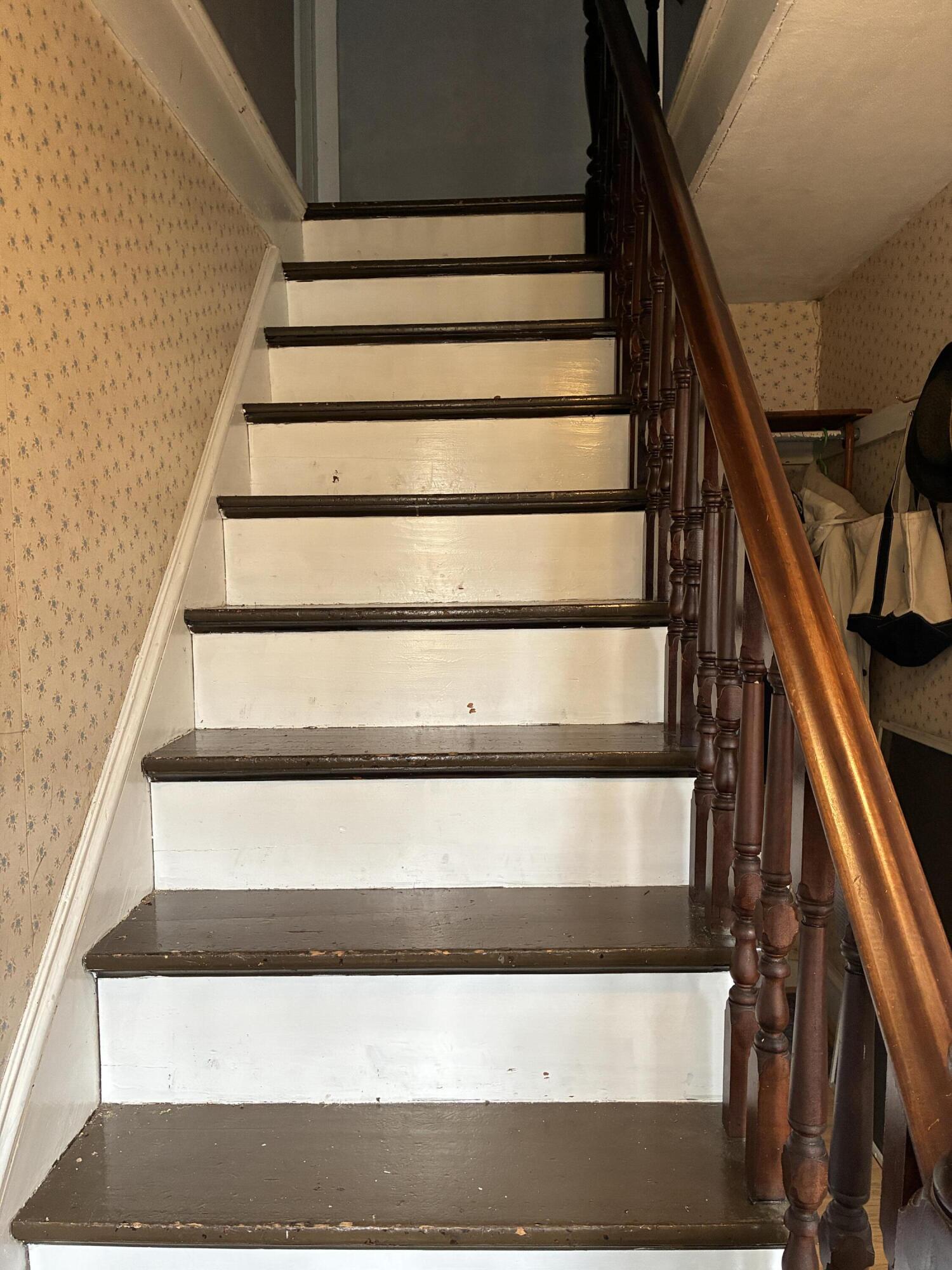 743 South Gouldsboro Road Gouldsboro, ME 04607 - Photo 15 of 38 Stairwell to second floor.