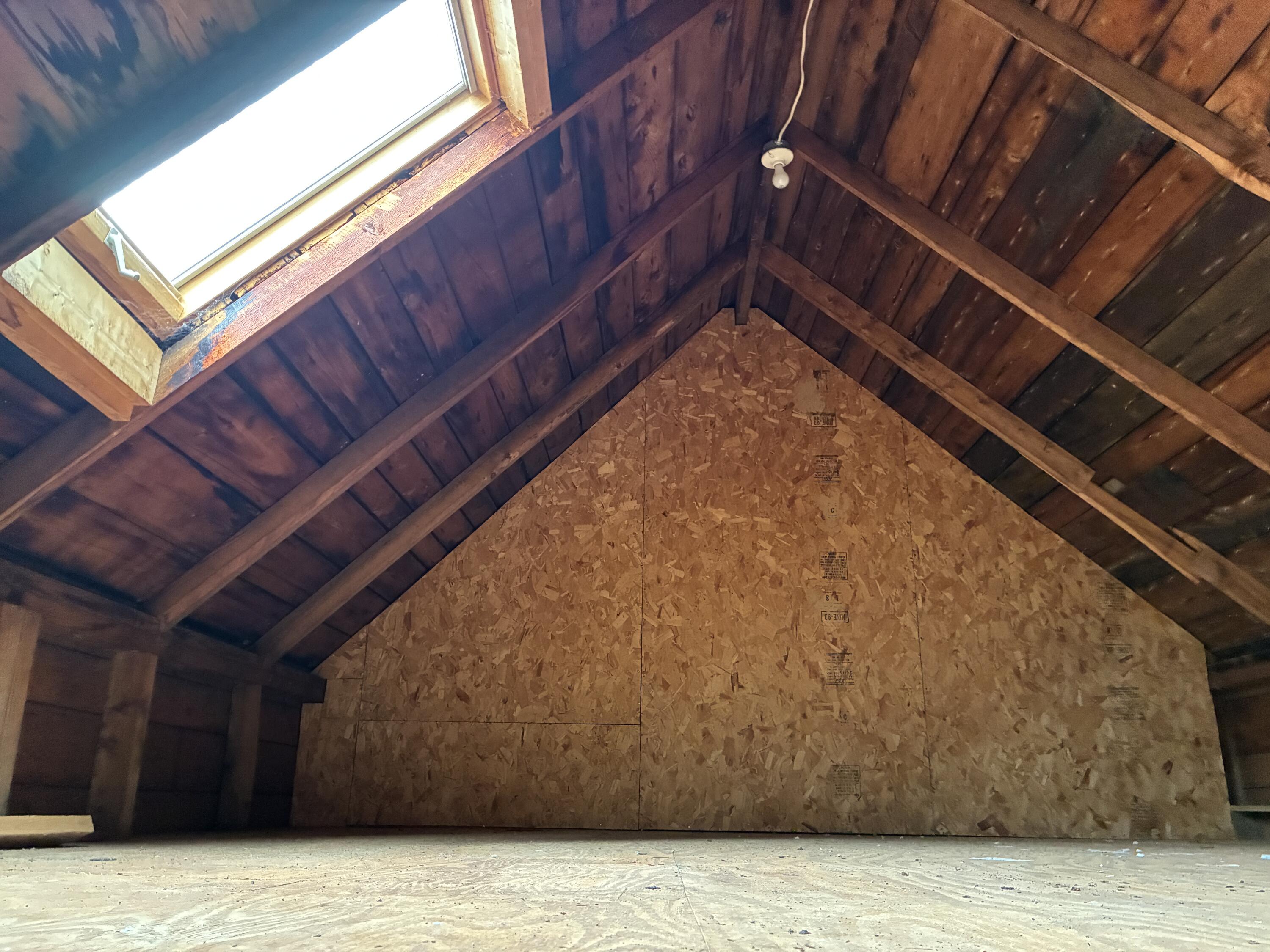 743 South Gouldsboro Road Gouldsboro, ME 04607 - Photo 26 of 38 Attic space in barn connector.