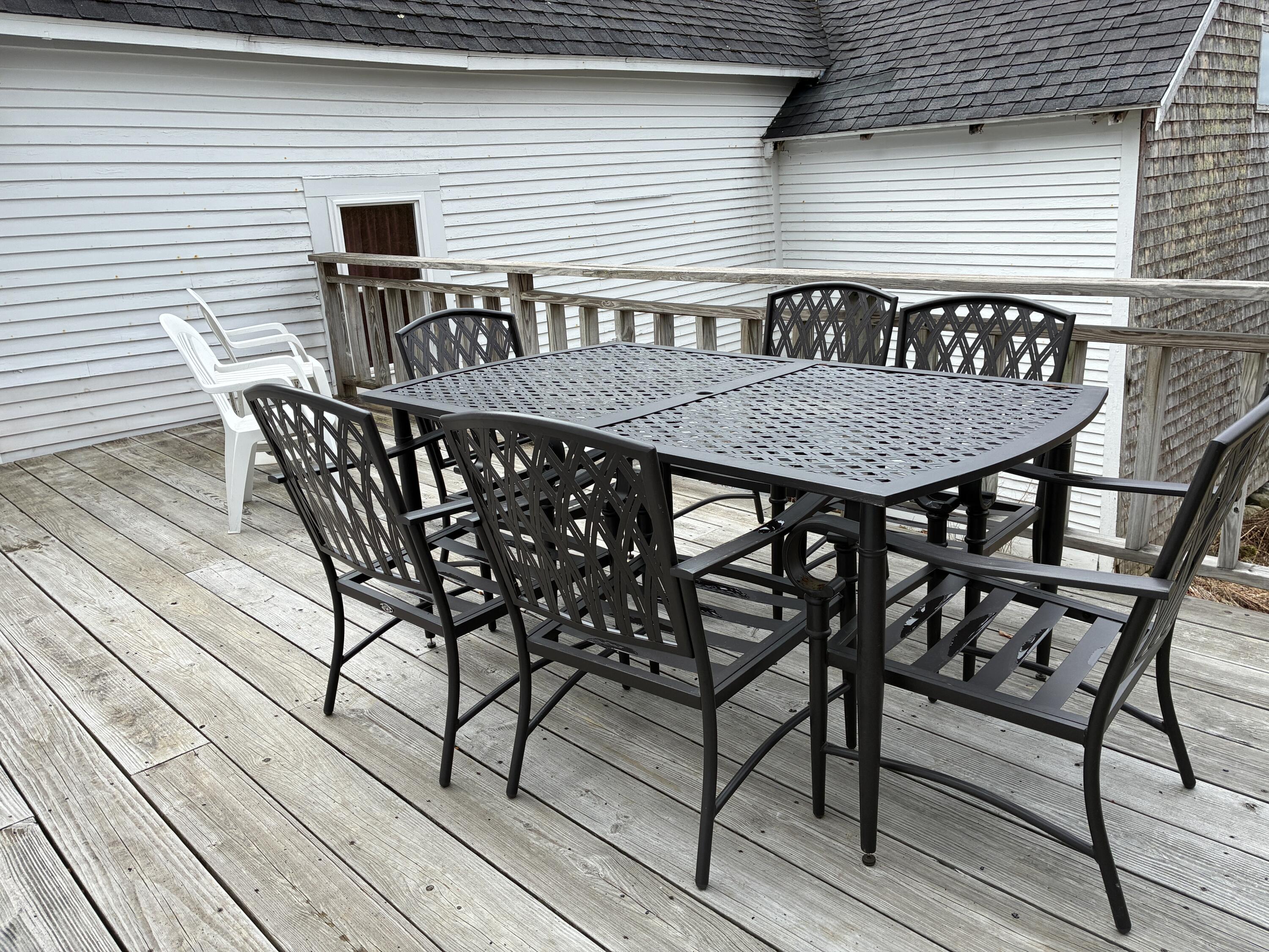 743 South Gouldsboro Road Gouldsboro, ME 04607 - Photo 36 of 38 Plenty of space on back deck.