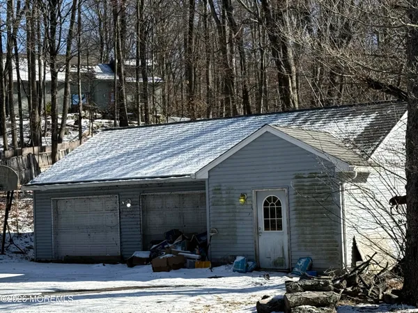 a backyard of a house