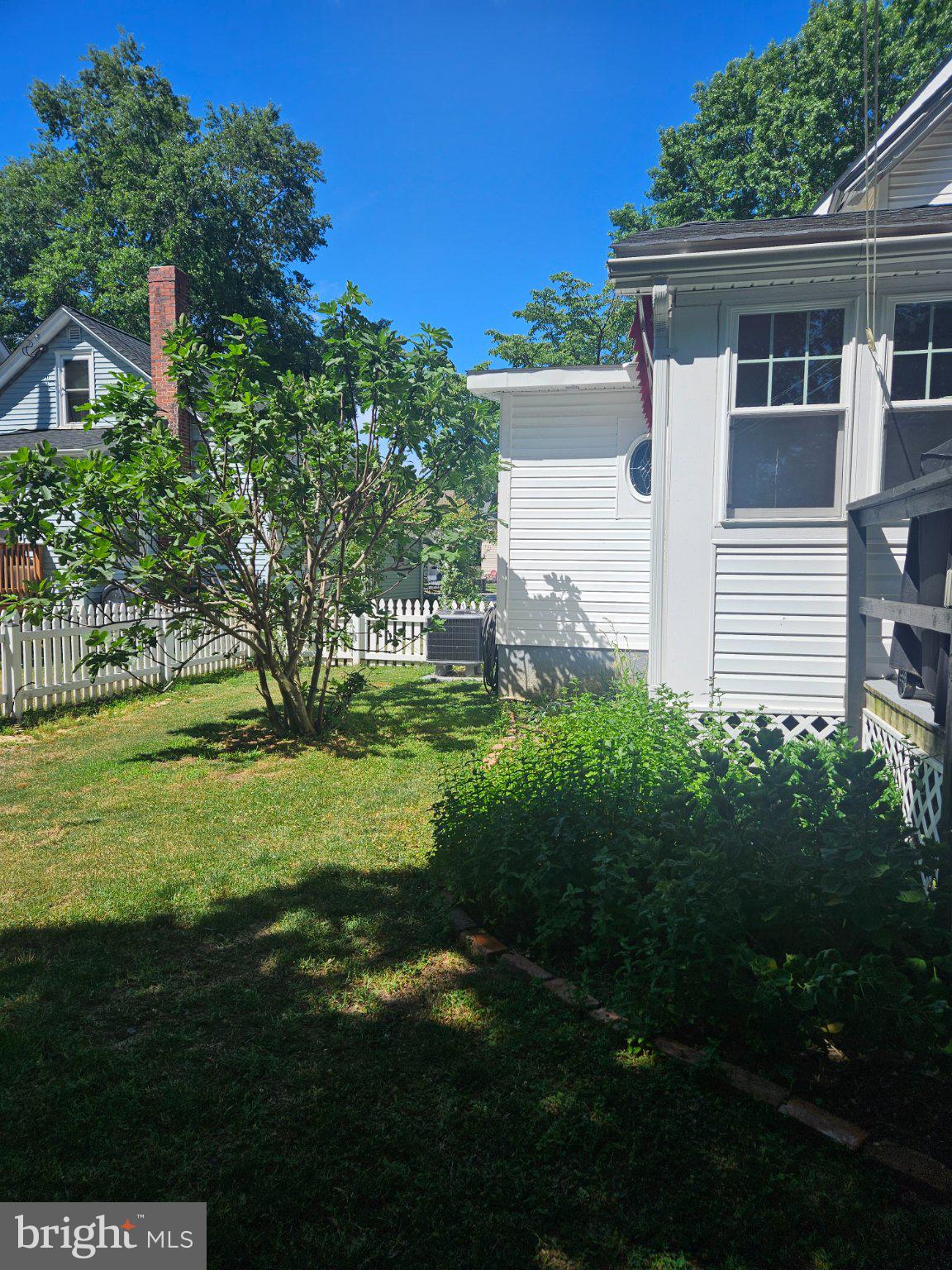202 Central Avenue Ridgely, MD 21660 - Photo 22 of 22 Charming backyard with lush greenery.