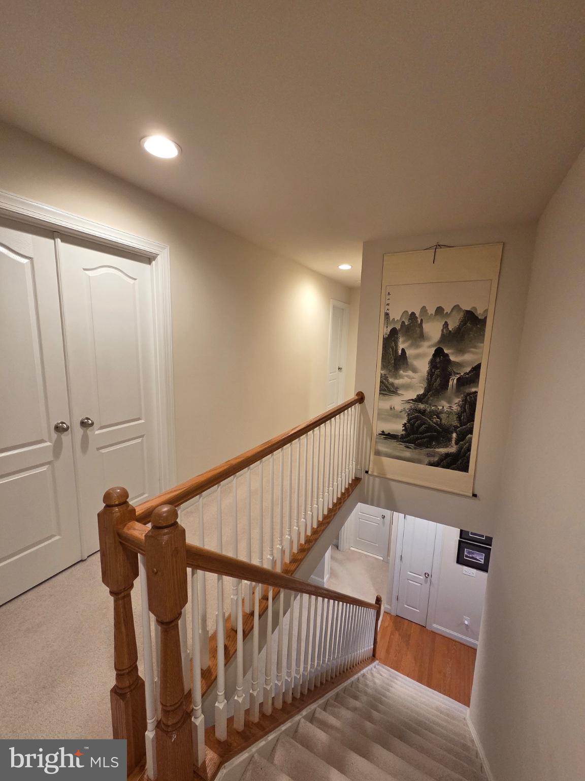 5394 MacDonald Road Woodbridge, VA 22193 - Photo 43 of 70 Elegant staircase with artistic flair.