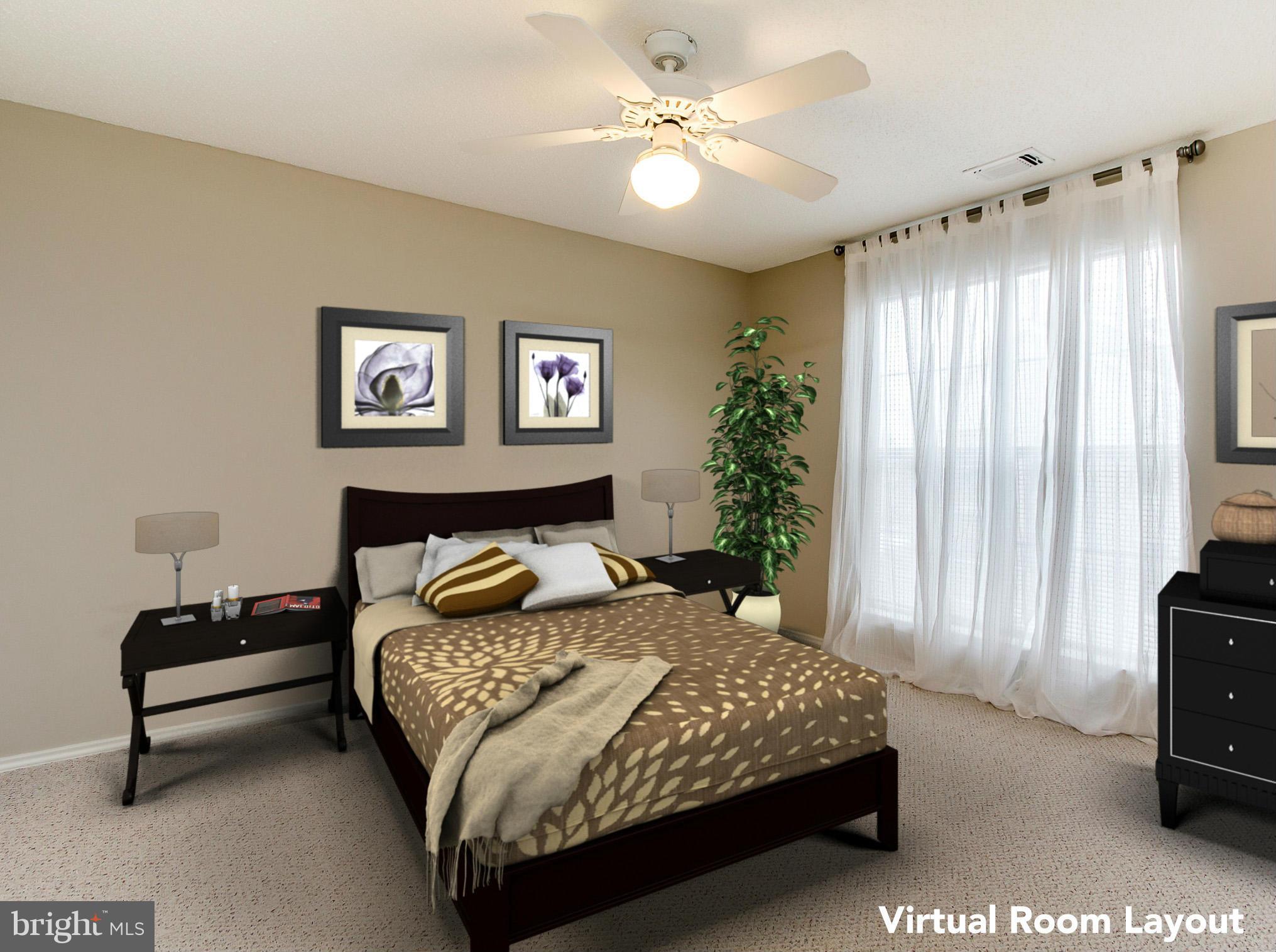 20991 Timber Ridge Terrace, Unit 303 Ashburn, VA 20147 - Photo 14 of 30 Virtual Design Example for Master Bedroom
