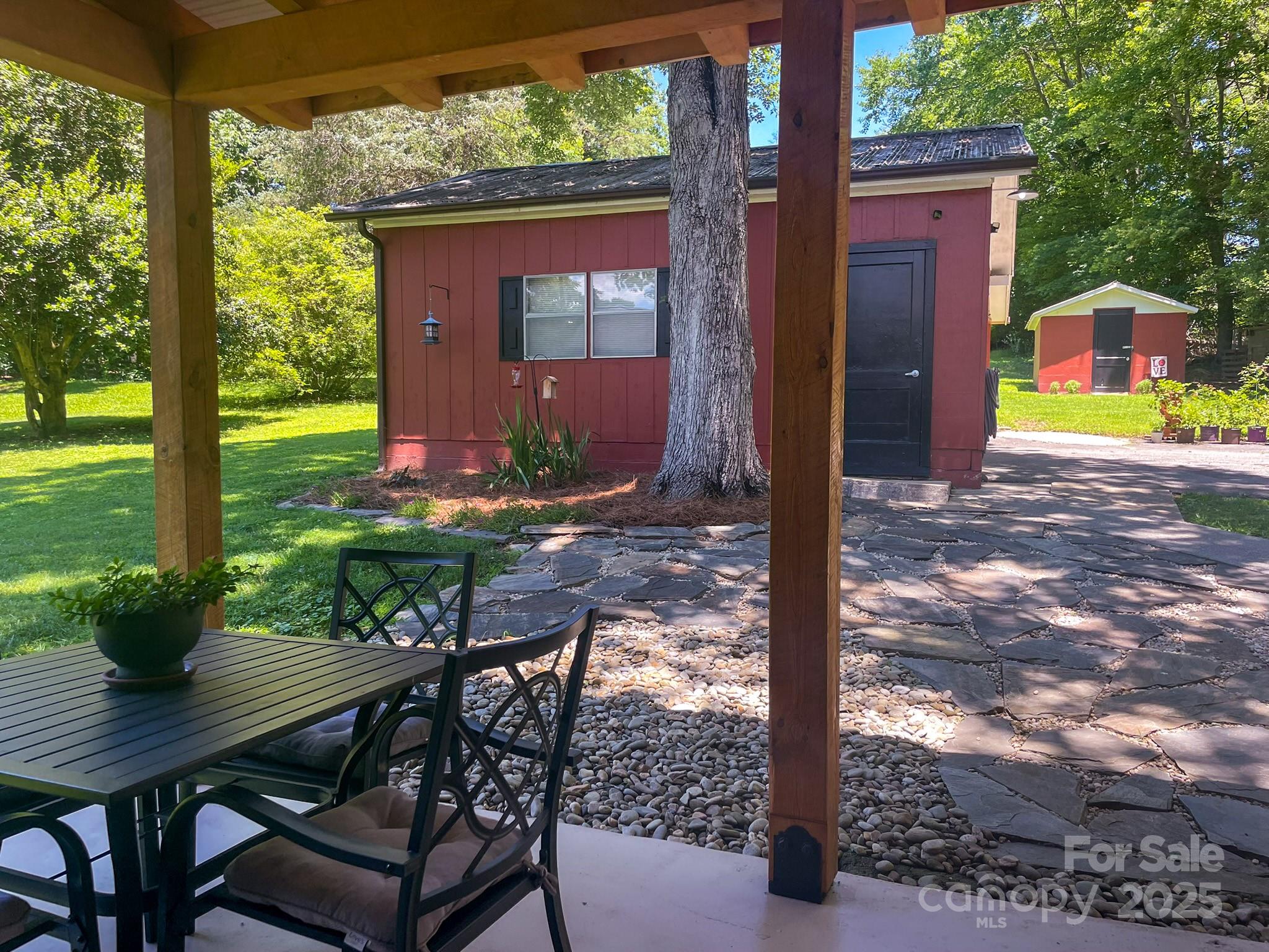 107 Byrd Street Morganton, NC 28655 - Photo 26 of 46 a view of an outdoor sitting space