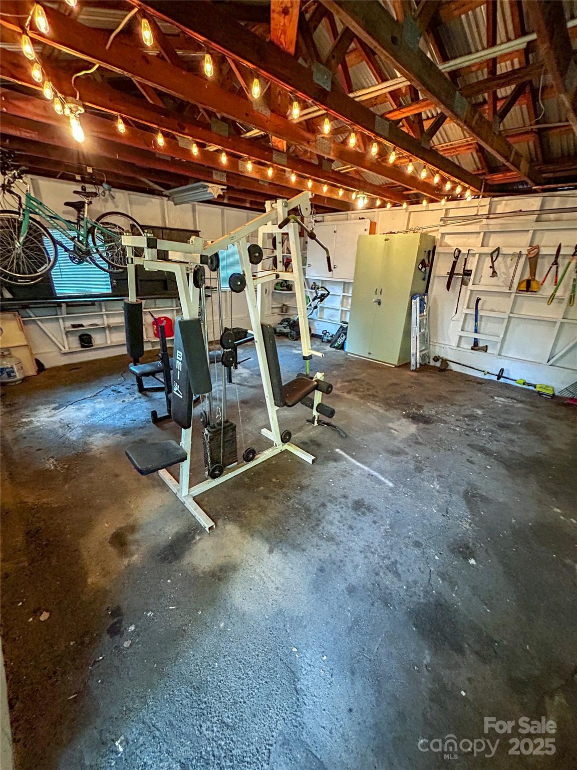 107 Byrd Street Morganton, NC 28655 - Photo 36 of 46 a view of a room with gym equipment