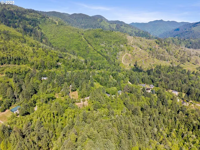 a view of city and mountain view
