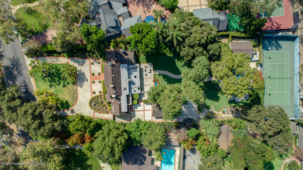 721 Madre Street Pasadena, CA 91107 - Photo 1 of 82 an aerial view of a house with a yard and garden