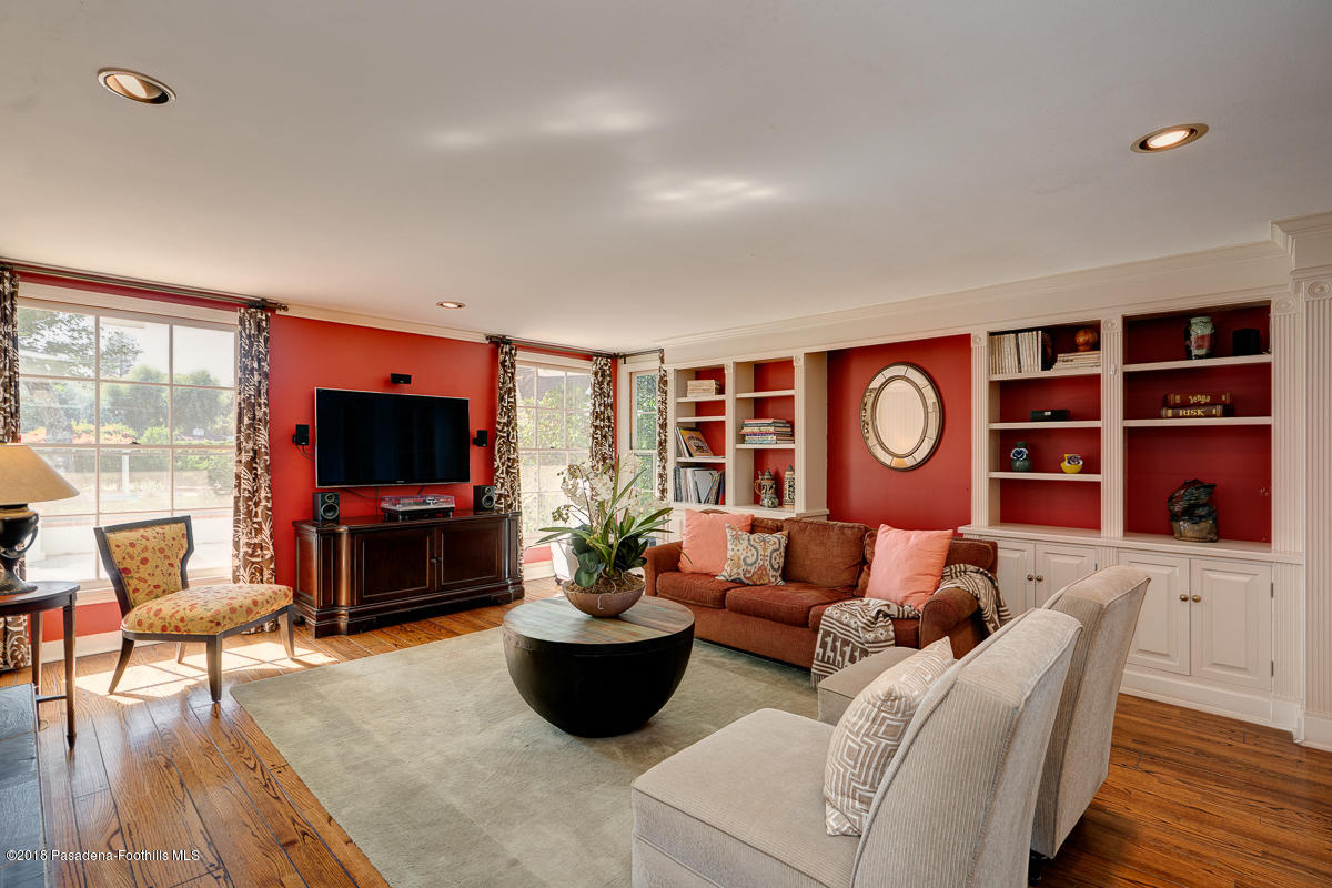 721 Madre Street Pasadena, CA 91107 - Photo 23 of 82 a living room with furniture and a flat screen tv