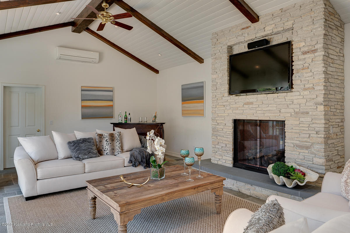 721 Madre Street Pasadena, CA 91107 - Photo 67 of 82 a living room with furniture and a flat screen tv