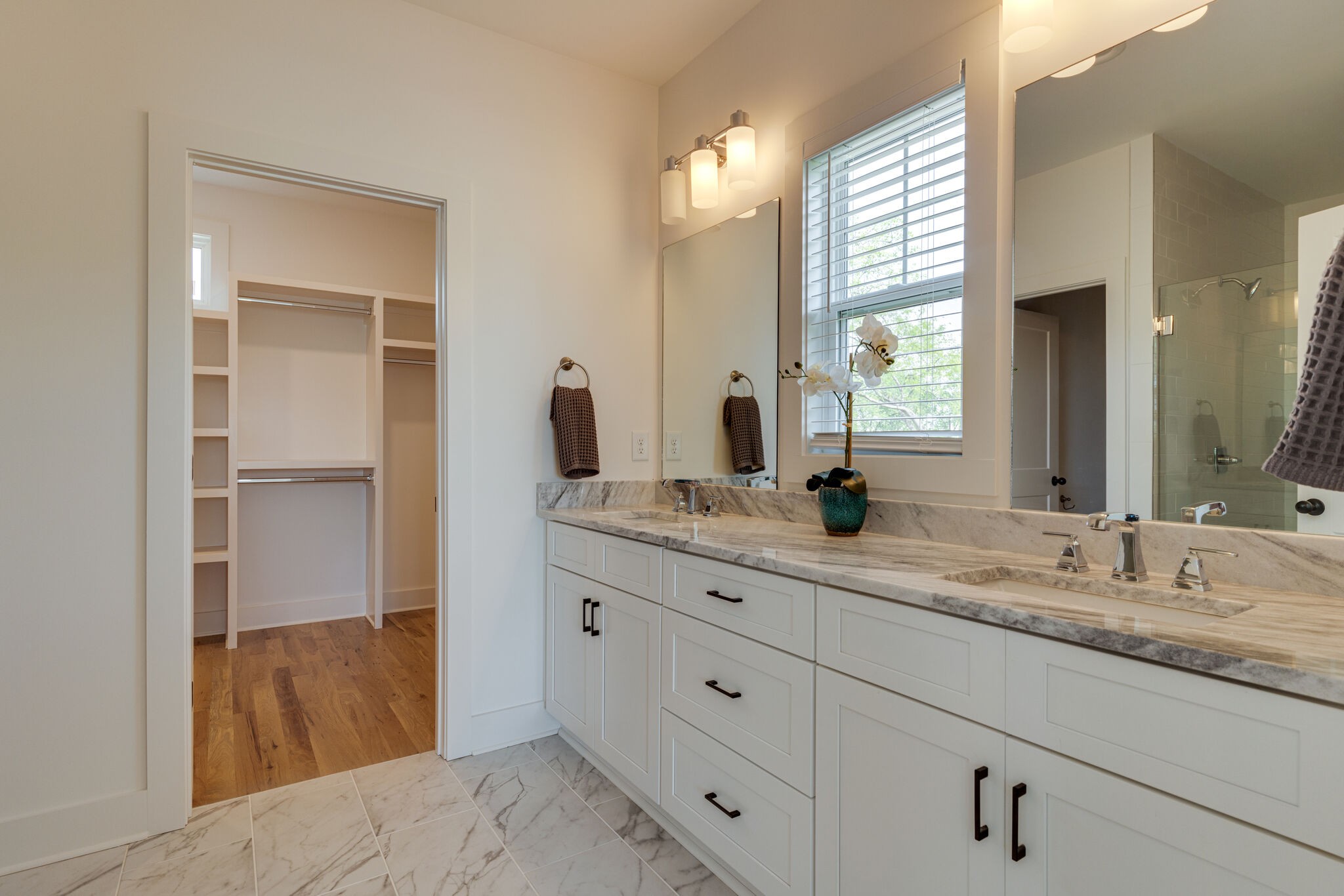 1206 Apache Lane Madison, TN 37115 - Photo 12 of 39 a bathroom with a granite countertop sink and a mirror