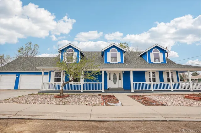 front view of a house with a view of a house