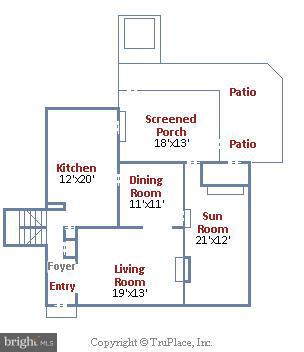 1945 Foxhall Road McLean, VA 22101 - Photo 26 of 30 Main Level floor plan
