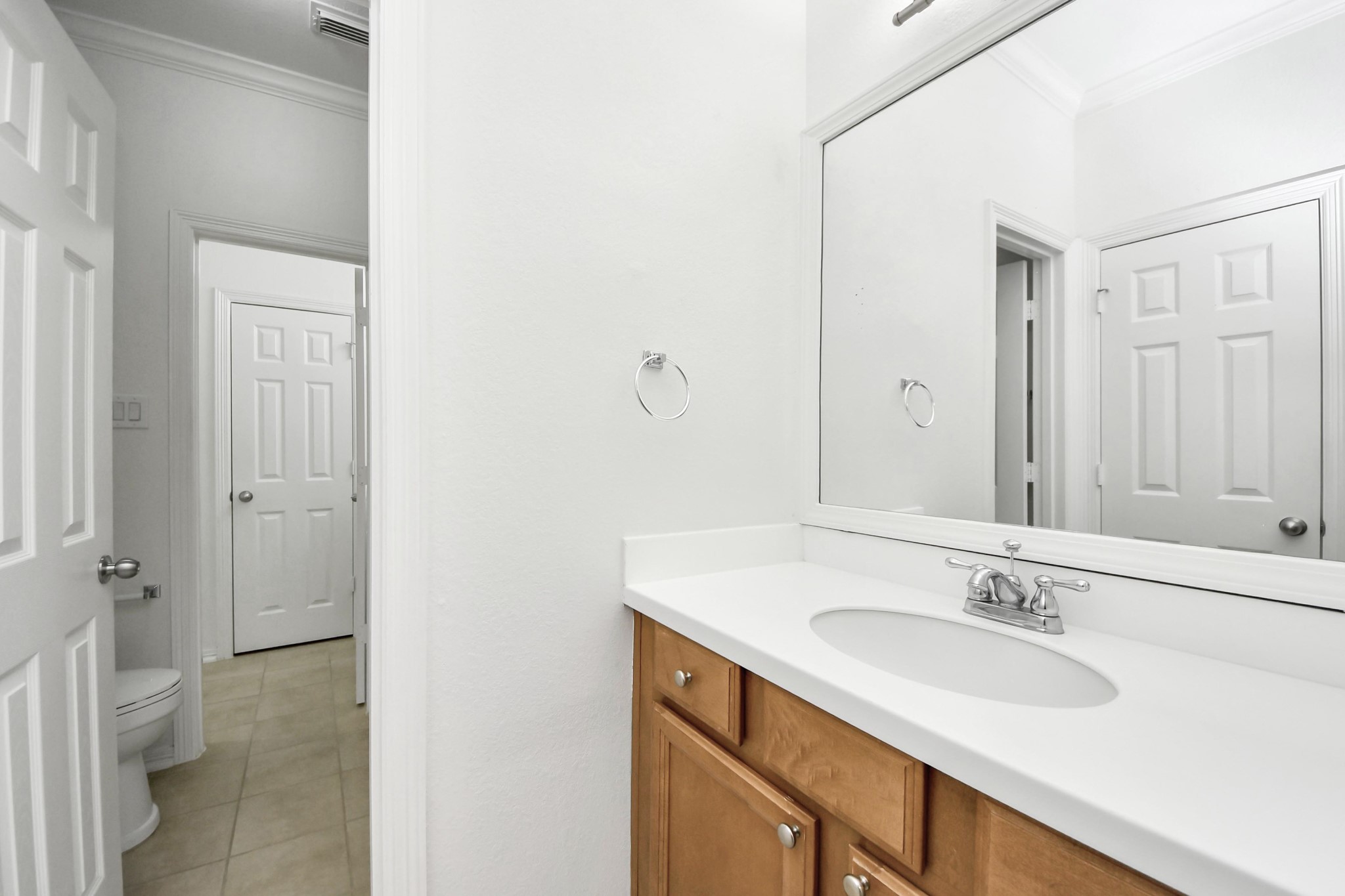 20519 Rosespring Lane Spring, TX 77379 - Photo 39 of 49 a bathroom with a sink and a mirror
