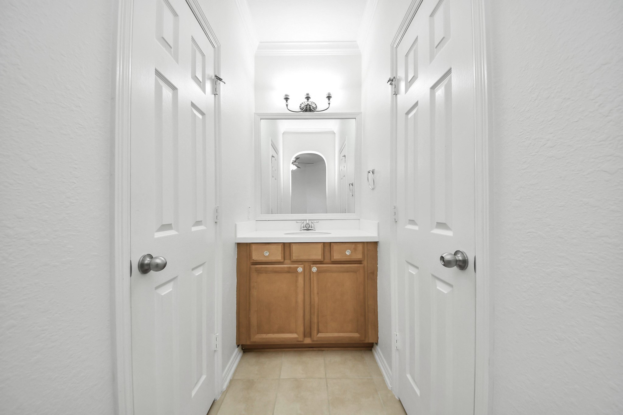 20519 Rosespring Lane Spring, TX 77379 - Photo 41 of 49 a bathroom with a sink a mirror and a shower