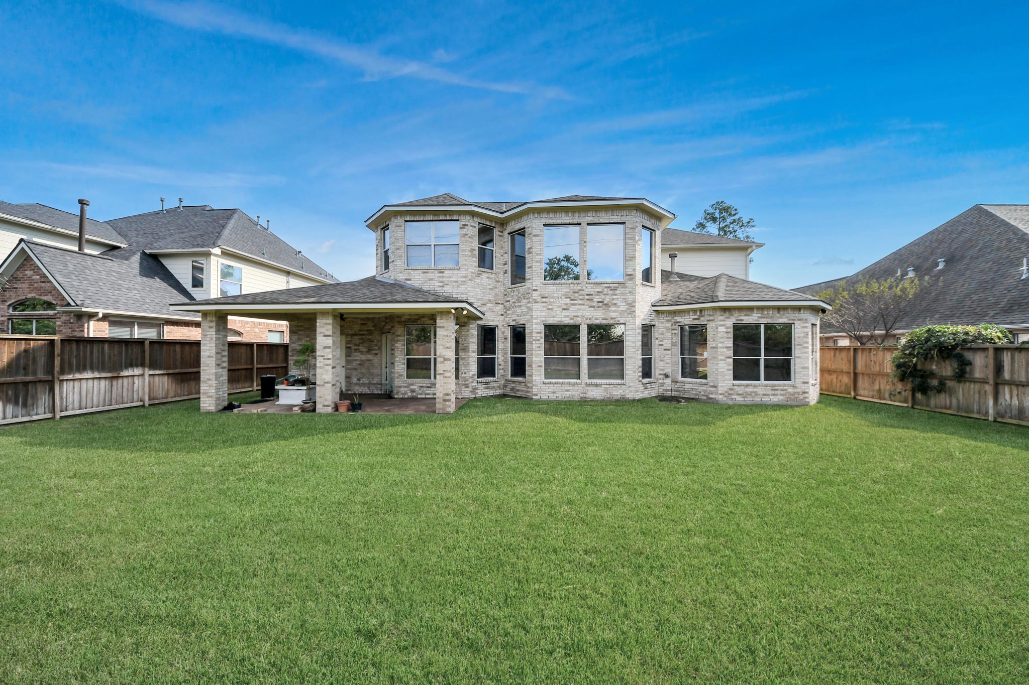 20519 Rosespring Lane Spring, TX 77379 - Photo 44 of 49 a front view of a house with a garden